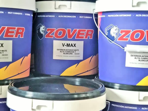 Pintura Zover V-Max en la tienda de Ames
